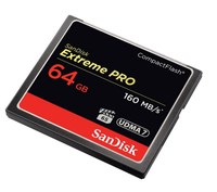 SanDisk/闪迪至尊超级速CF卡/64GB/160MB